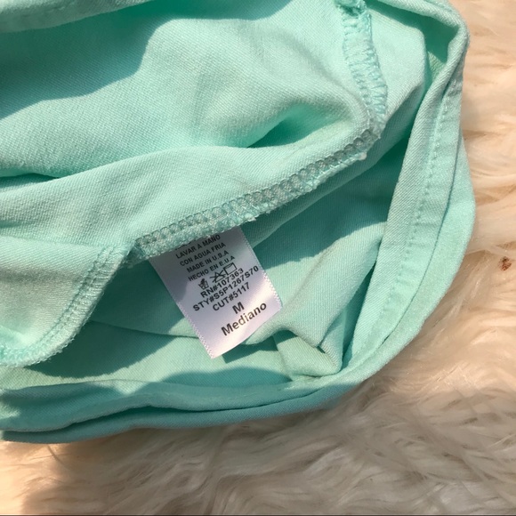 AQUA LOW CUT ZIP BACK ROMPER SIZE MEDIUM - Picture 6 of 8